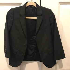 Crewcuts Navy Ludlow Suit Jacket Italian Wool Sz 4